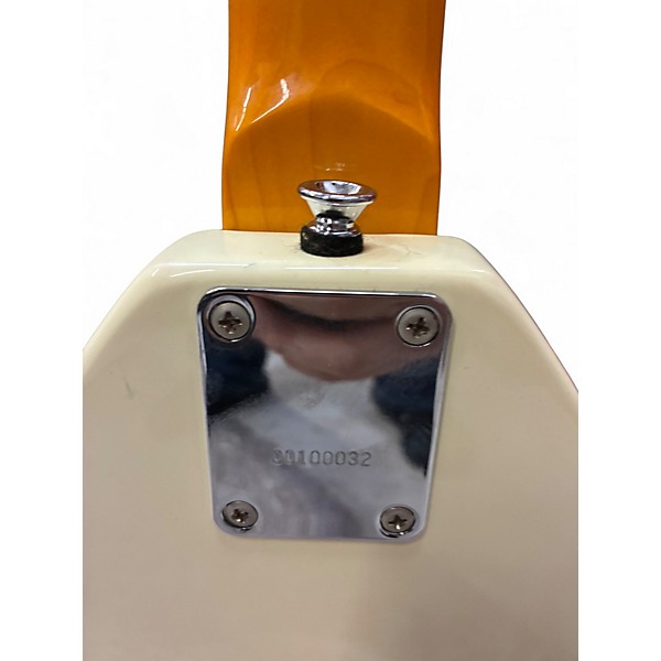 Vintage 1990s Phantom TEARDROP WHITE Solid Body Electric Guitar