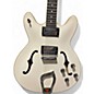 Used Hagstrom Viking Deluxe White Hollow Body Electric Guitar thumbnail