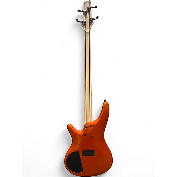 Used Ibanez SR300 Metallic Orange Electric Bass Guitar