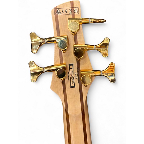 Used Ibanez SR405EPBDX Gold Metallic Burst Electric Bass Guitar