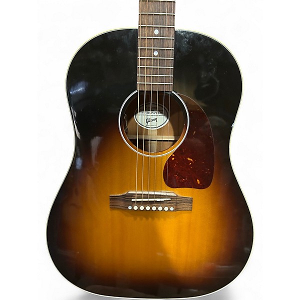 Used 2023 Gibson J45 Standard Vintage Sunburst Acoustic Electric Guitar