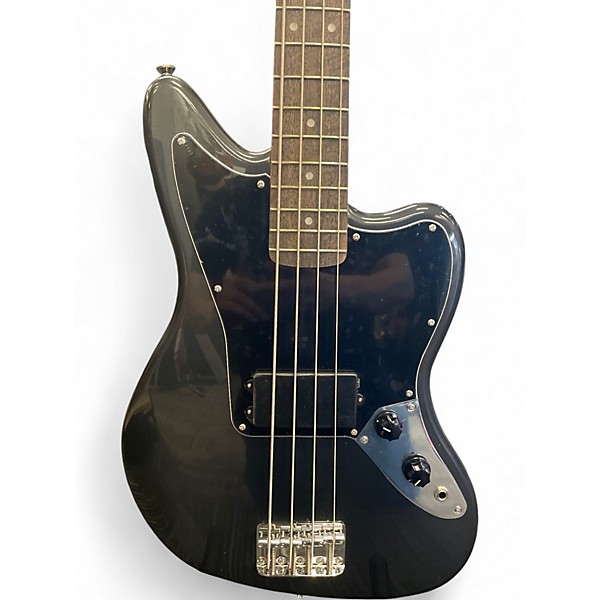 Used Squier AFFINITY SERIES JAGUAR BASS Charcoal FROST METALLIC Electric Bass Guitar