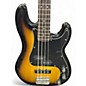 Used Squier Affinity Precision Bass Brown Sunburst Electric Bass Guitar