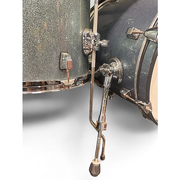 Used Ludwig 4 Piece Breakbeats By Questlove Metallic Aqua Marine Drum Kit