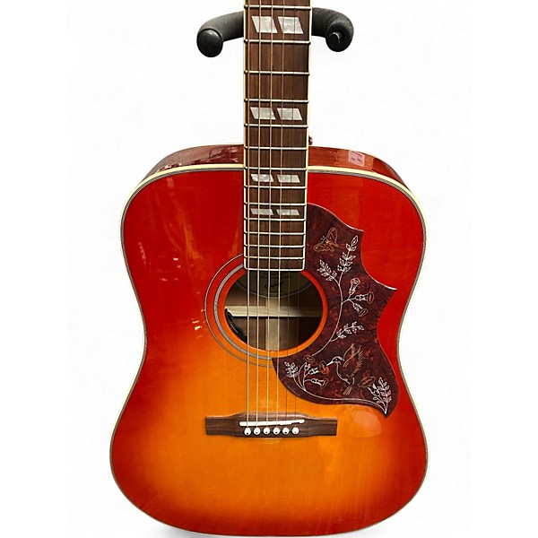 Used Epiphone Hummingbird Studio Heritage Cherry Sunburst Acoustic Electric Guitar