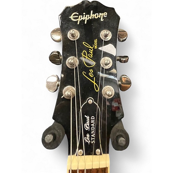 Used Epiphone Les Paul Standard Black Solid Body Electric Guitar