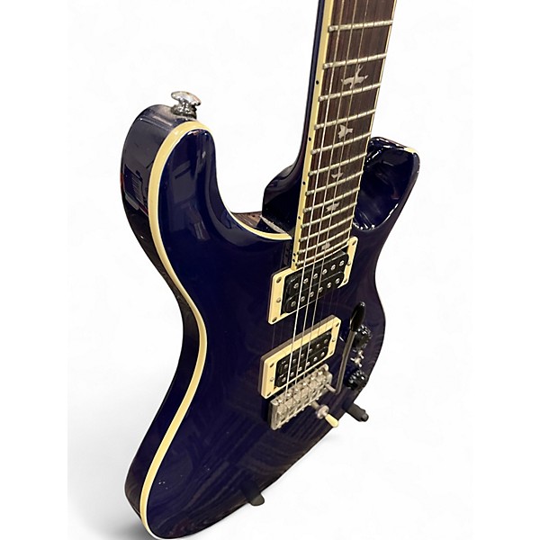 Used PRS SE Standard 24 08 Blue Solid Body Electric Guitar