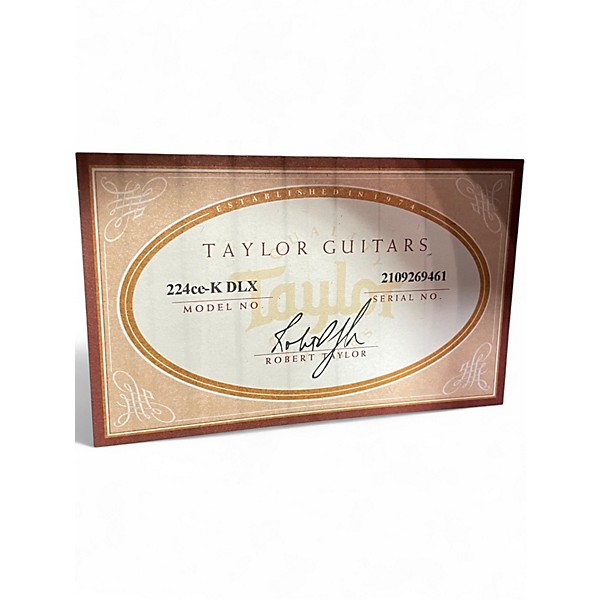 Used Taylor 224CEKDLX KOA Acoustic Electric Guitar