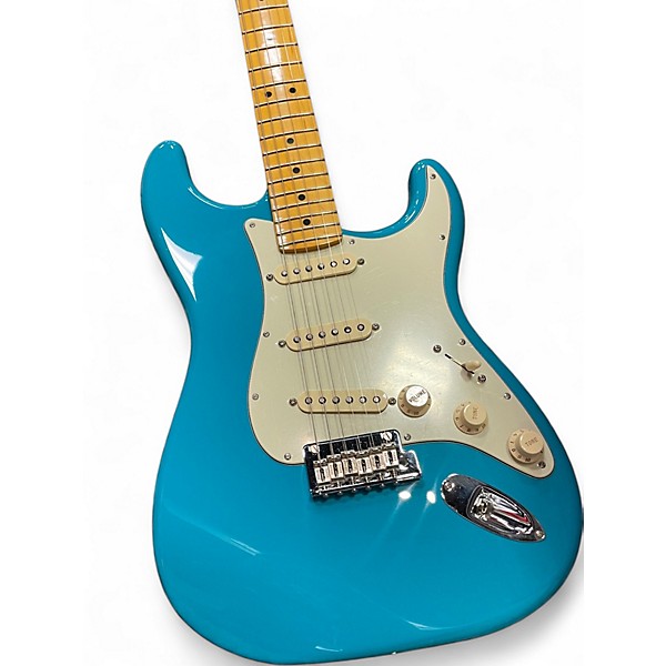 Used Fender American Professional II Stratocaster miami blue Solid Body Electric Guitar