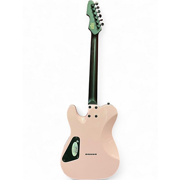 Used Schecter Guitar Research Machine Gun Kelly PT Pink Solid Body Electric Guitar