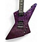 Used Schecter Guitar Research E1 Apocalypse Purple Solid Body Electric Guitar