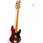 Used 2011 Fender American Special Precision Bass Candy Apple Red Electric Bass Guitar thumbnail