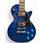 Used Agile AL-3100MCC Trans Blue Solid Body Electric Guitar