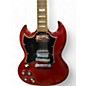 Used Gibson SG Standard Left Handed Cherry Electric Guitar thumbnail