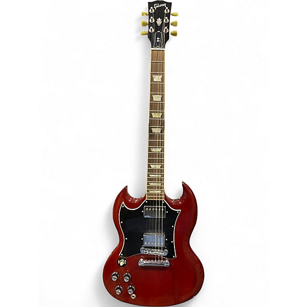Used Gibson SG Standard Left Handed Cherry Electric Guitar