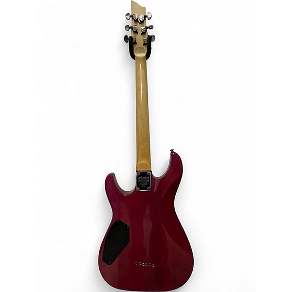 Used Schecter Guitar Research Omen Extreme 6 ELECTRIC MAGENTA Solid Body Electric Guitar