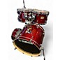 Used Yamaha 5 Piece Stage Custom Darkl Red Drum Kit