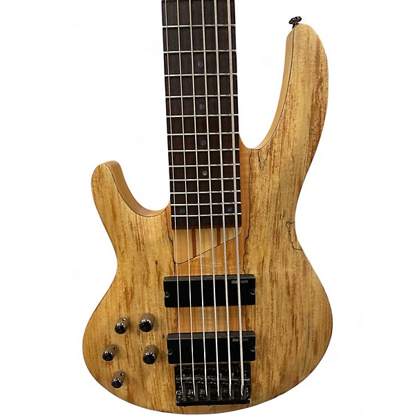 Used ESP B206 6 String Natural Electric Bass Guitar