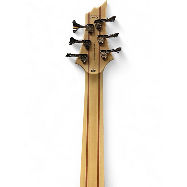 Used ESP B206 6 String Natural Electric Bass Guitar