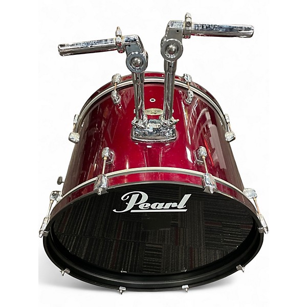 Used Pearl 5 Piece Forum Wine Red Drum Kit