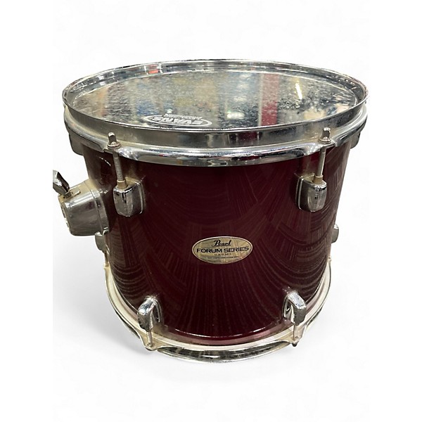 Used Pearl 5 Piece Forum Wine Red Drum Kit