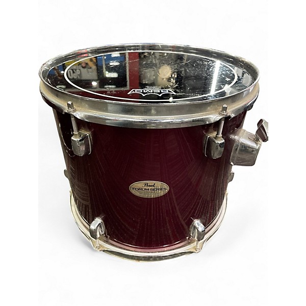 Used Pearl 5 Piece Forum Wine Red Drum Kit