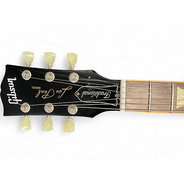 Used 2008 Gibson Les Paul Traditional Black Solid Body Electric Guitar