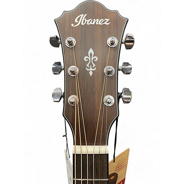 Used Ibanez AE100 Grand Auditorium Dark Tide Blue Flat Acoustic Electric Guitar