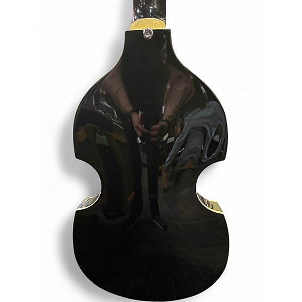 Used Hofner Ignition Series Black Hollow Body Electric Guitar