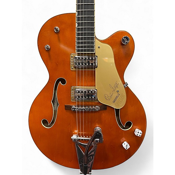 Used Gretsch Guitars G6120 BSNV SMK Orange Hollow Body Electric Guitar