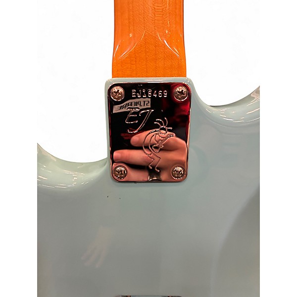 Used 2018 Fender Artist Series Eric Johnson Stratocaster Tropical Turquoise Solid Body Electric Guitar
