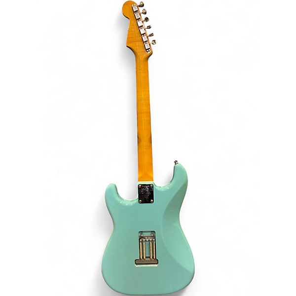 Used 2018 Fender Artist Series Eric Johnson Stratocaster Tropical Turquoise Solid Body Electric Guitar
