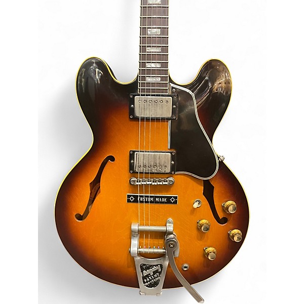 Vintage 1961 Gibson ES335 Vintage Sunburst Solid Body Electric Guitar