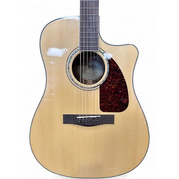 Used Fender DG200SCE Natural Acoustic Electric Guitar