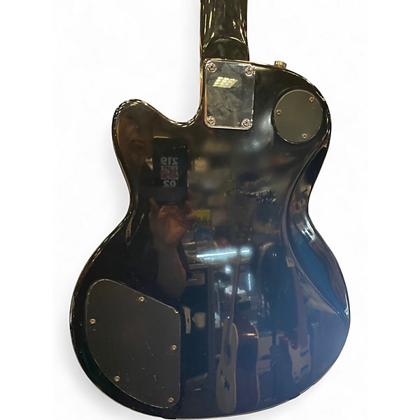 Used De Armond M65C Black Solid Body Electric Guitar