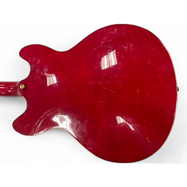 Used Peavey JF1EX Wine Red Hollow Body Electric Guitar