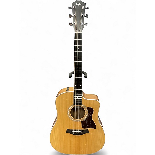 Used Taylor 210CE Natural Acoustic Electric Guitar