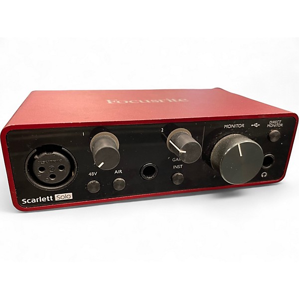 Used Focusrite Scarlett Solo Gen 3 Audio Interface