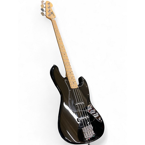 Used Fender Standard Jazz Bass Black Electric Bass Guitar