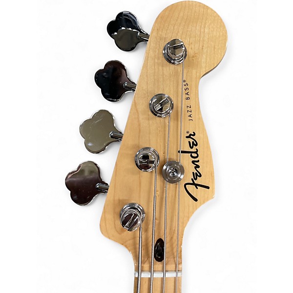 Used Fender Standard Jazz Bass Black Electric Bass Guitar