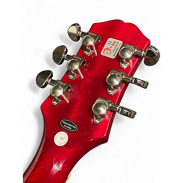 Used 2022 Epiphone Les Paul Standard 2 Tone Sunburst Solid Body Electric Guitar