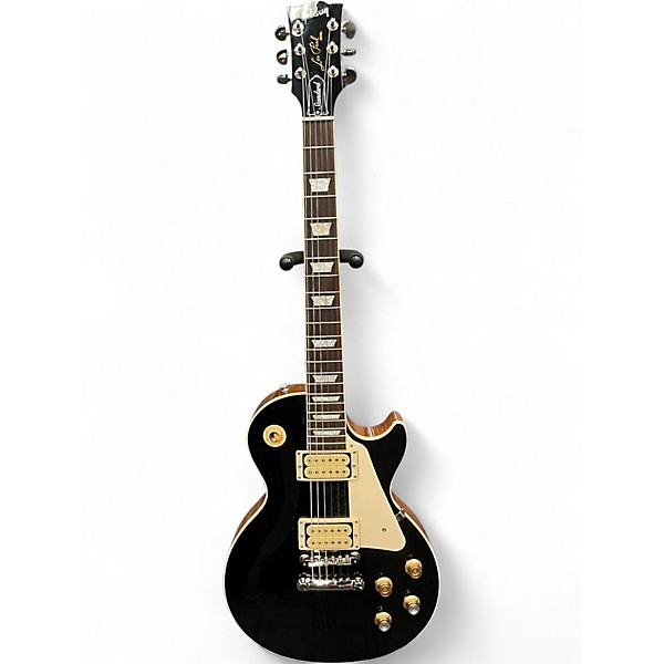 Used Gibson Les Paul Standard Black Solid Body Electric Guitar