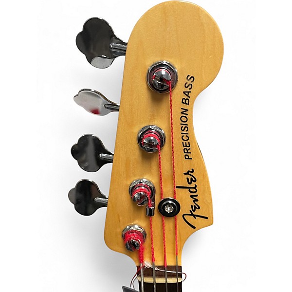 Used 2016 Fender American Elite Precision Bass 3 Color Sunburst Electric Bass Guitar