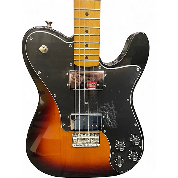 Used 2020s Fender Deluxe Telecaster 2 Color Sunburst Solid Body Electric Guitar