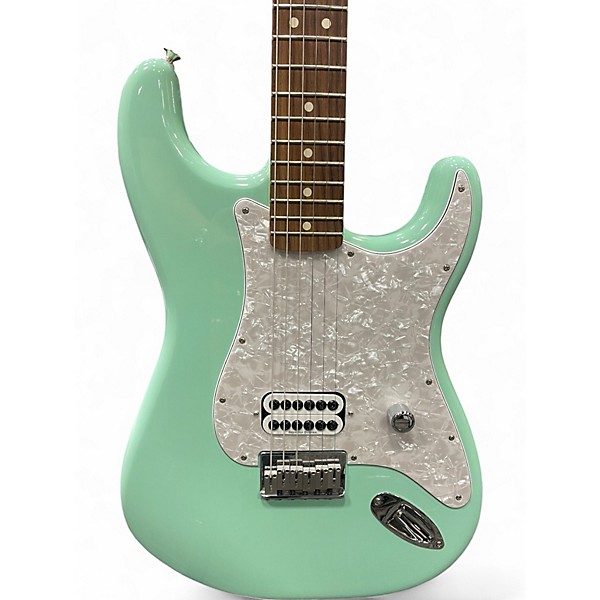 Used Fender Tom Delonge Signature Stratocaster Surf Green Solid Body Electric Guitar
