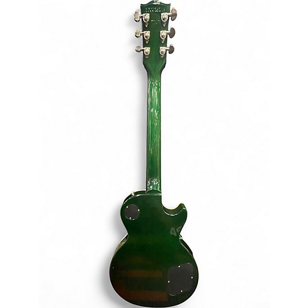 Used Gibson Les Paul Classic Left Handed Trans Green Electric Guitar