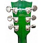 Used Gibson Les Paul Classic Left Handed Trans Green Electric Guitar