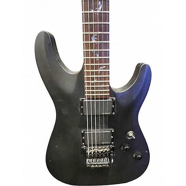 Used Schecter Guitar Research Damien 6 Black Solid Body Electric Guitar