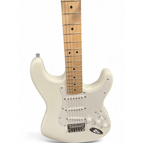 Used Squier SONIC STRATOCASTER WHITE Solid Body Electric Guitar