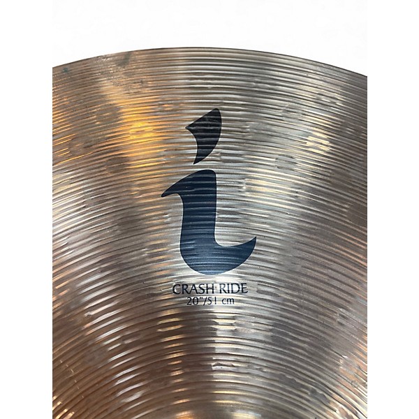 Used Zildjian 20in I SERIES CRASH RIDE Cymbal